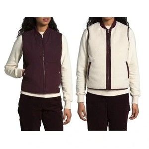 The North Face Women’s Cuchillo Reversible Vest Quilted Maroon LARGE
